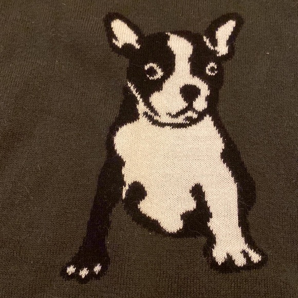 J. Crew Mercantile sweater with bull dog xxs - Picture 2 of 3